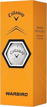 Callaway Warbird 24 Ball Pack White Golf Balls Distance HX Aerodynamics view 6