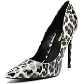 HAOZHAOTOU Unisex Men's Women's Pointed Toe High Heels Stiletto Pumps Dress Party Shoes