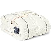 Barefoot Dreams® CozyChic® Multicolor Plaid Stroller Blanket, Cream Multi, 30"x40"