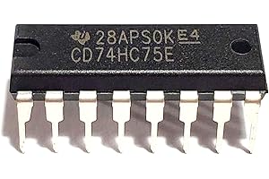 Juried Engineering CD74HC75E CD74HC75 74HC75 7475 High Speed CMOS Logic Dual 2-Bit Bistable Transparent Latches Breadboard-Friendly IC DIP-16 (Pack of 10)