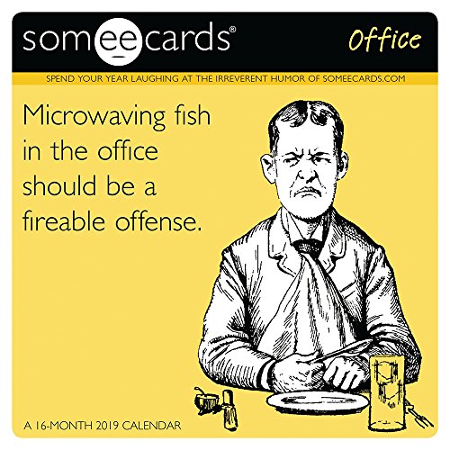 Someecards-Office Mini Wall Calendar (2019) by 