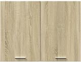 vidaXL Sonoma Oak Hanging Cabinet 80x31x60 cm Engineered Wood Kitchen view 5