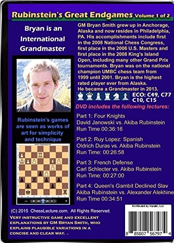 Rubinstein’s Great Endgames - 2 DVDs - Chess Lecture - Volume 137