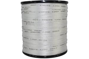SGT KNOTS Pull Tape - Polyester Heavy Duty Pull Tape for Commercial & DIY Projects, Cable, Fiber Optics for Wire Pulling Rope, Conduit Pull String, Flat Rope, & Pull Line(1/2" x 5000ft)