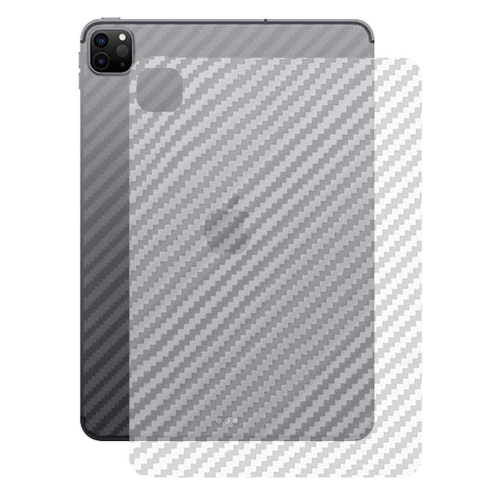 Miimall [Pack of 3 Compatible with iPad Pro 12.9 2020/2021 Back Protective Film, [Carbon Pattern] Flexible Ultra Thin Scratch-Resistant Anti Fingerprint Back Film for iPad Pro 12.9 2020/2021