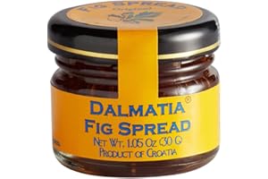 Dalmatia Mini Fig Spread | All-Natural, Non-GMO, Award-Winning Mediterranean Spread | Perfect for Cheese Boards, Toast & Baking | Product of Croatia, 1.05 Ounce Mini Jar