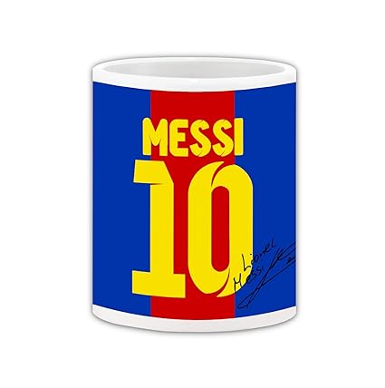 Buy Mug Morning Messi 10 Mug Lionel Messi Coffee Mug Leo Messi 10 Mug Argentina Flag Messi 10 Blue Red Online At Low Prices In India Amazon In