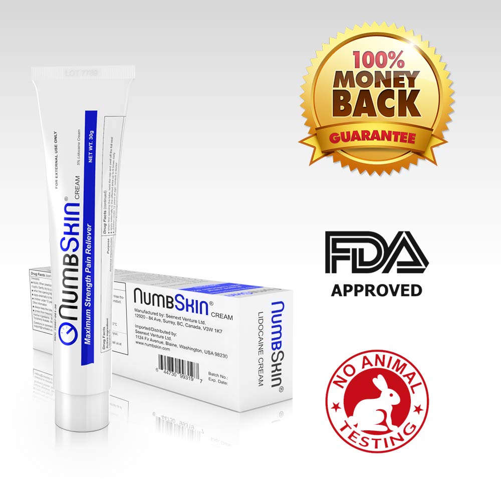 Numbing Cream 5 Lidocaine Topical Anesthetic Fast Acting Tattoo