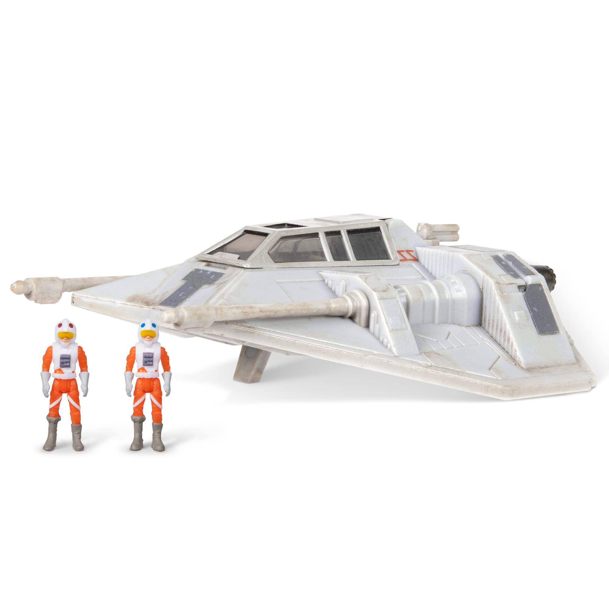 Star Wars Micro Galaxy Squadron Luke Skywalker’s Snowspeeder - 5-Inch Starfighter Class Vehicle with Two 1-Inch Micro Figure Accessories