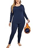 IN'VOLAND Women’s Plus Size Thermal Long Johns