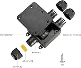 WELHAEPI IP68 3-Way Outdoor Junction Box Y-Type Cable Connector 4-15mm view 7