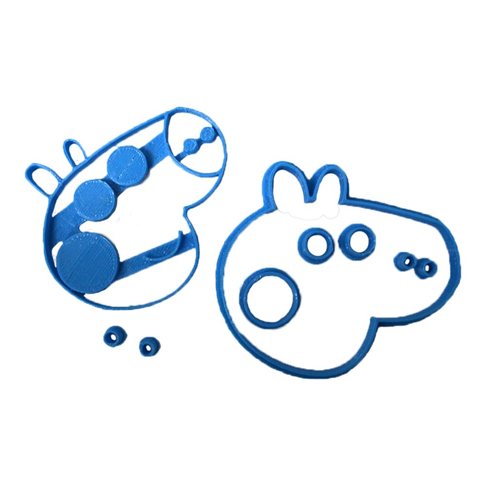 Cuticuter Peppa Pig Fondant Cutter, Blue, 8 x 7 x 1.5 cm