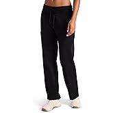 Reebok Womens Cozy Classic Sweatpant, Standard Fit, 30” Inseam, Midweight Cotton-Poly Fleece Fabric