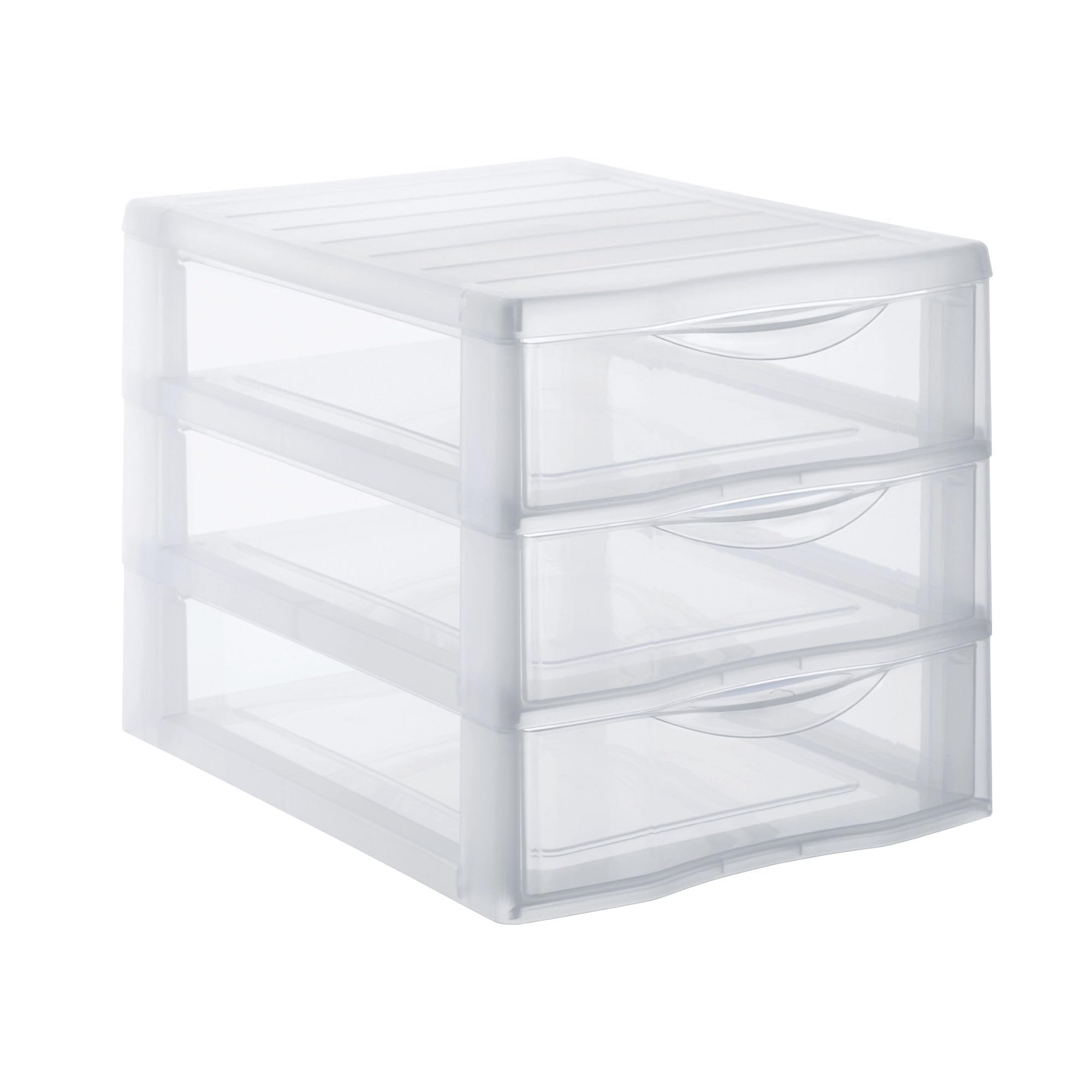 Rotho "Orgamix" Drawer Box With 3 Drawers, Transparent, A4 — image 1