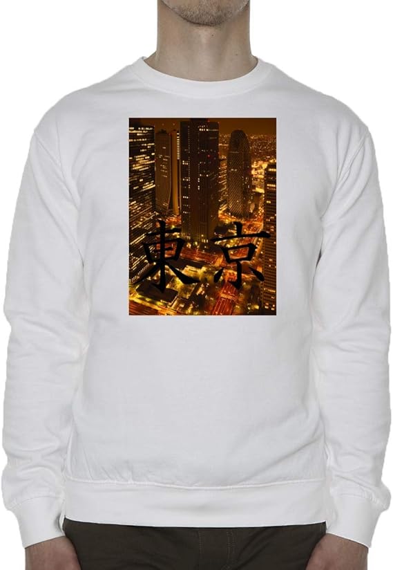 Japan City Tokyo Urban Art Unisex Sweater: Amazon.co.uk: Clothing