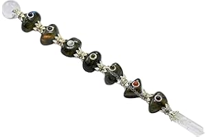 AMAZING GEMSTONE Crystal Chakra Wand Healing Crystal Wands Witchcraft - Labradorite Tumbled Crystal Wand for Meditation, Witchcraft, Healing, Yoga, Magic and More - Crystals and Healing Stones Gift