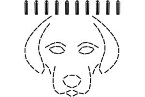 FRIENDA 100 Pieces Prong Collar Covers Dog Prong Training Pet Collar Tips Vinyl Comfort Rubber Tips for Pet Dog Prong Collar to Increase Comfort, Black (3 mm)