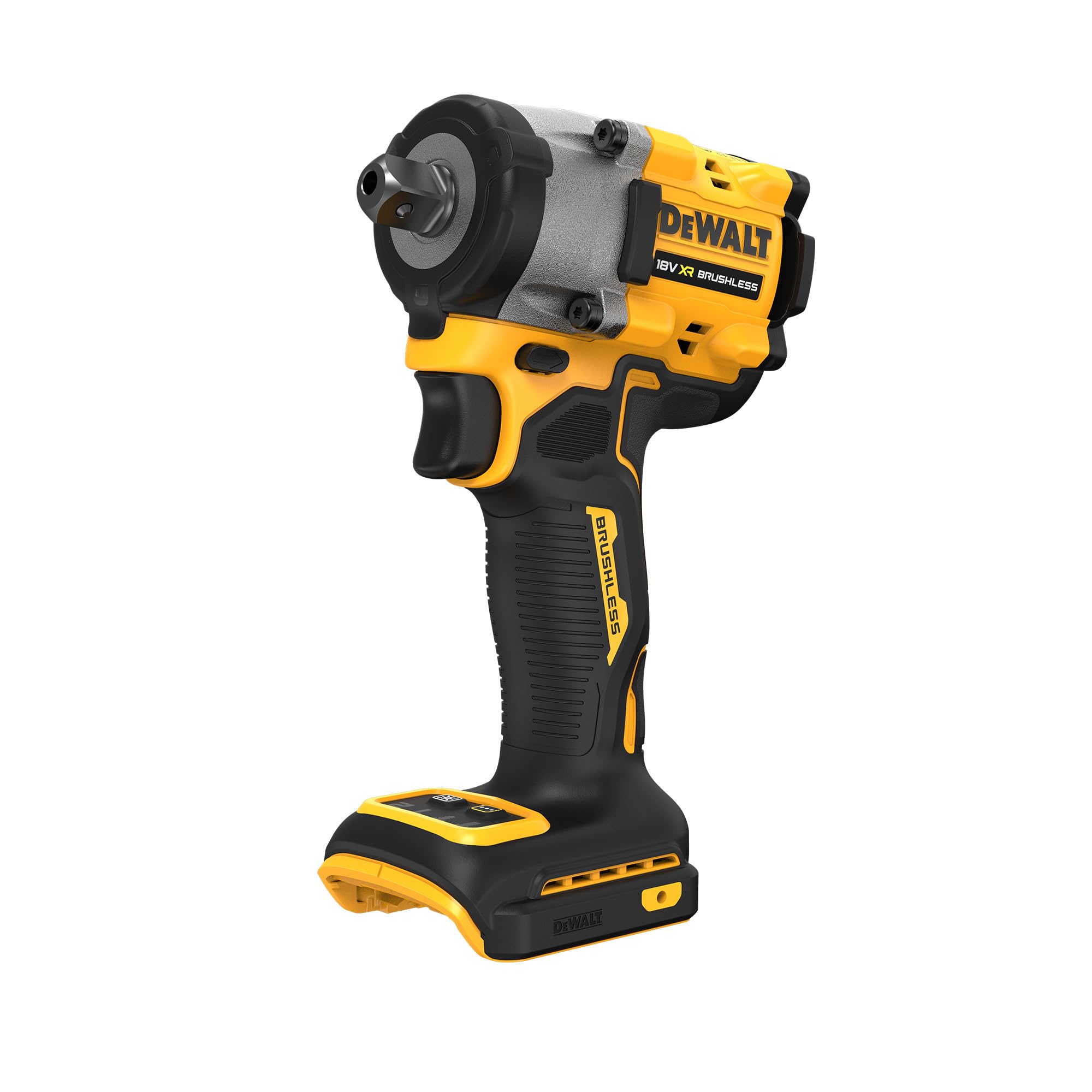 DEWALT 18V XR Brushless Compact 1/2 Detent Pin Anvil Impact Wrench Tool only DCF922N-XJ Battery Powered Bare Unit Yellow/Black