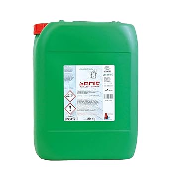 SANIT - KalkLöser - 20kg Kanister - Entkalker - Die schnelle Kraft mit Metallschutz