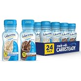 Glucerna Original Diabetes Care Shake, Rich Chocolate &amp; Homemade Vanilla, Diabetic Meal Replacement to Support Blood Sugar Management, 10g Protein, 180 Calories, Ready to Drink, 8-fl-oz Bottle, 24 Pack