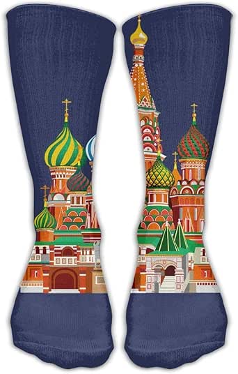 Calcetines Color Arquitectura rusa Mujeres Hombres Calcetines