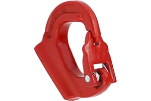 QWORK 2T Heavy Duty Alloy Steel Lifting Hook, Weld-on Anchor Hook, Welding Hooks with Coating Welded on Equipment Providing a