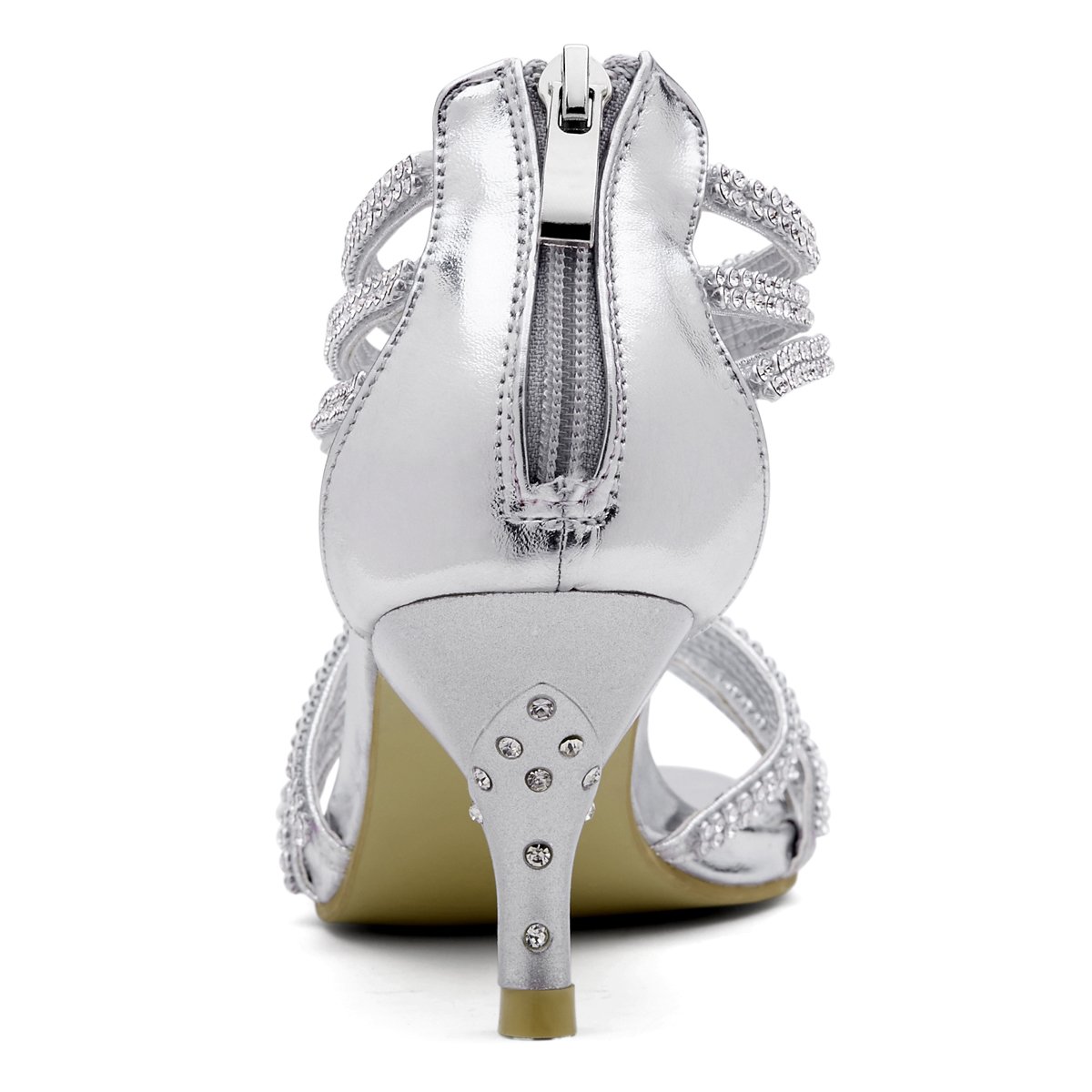 SheSole Women's Low Heel Dance Wedding Sandals Dress Shoes - Image 4