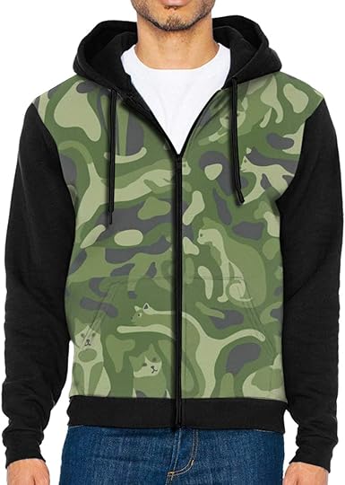camo cat hoodie