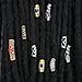 K-Musculo Braid Beads Braid Decorations 12 Pieces Dreadlocks Jewelry Dreadlocks Beads 6 Style Beard Braid Rings DIY Tibetan Style Silver Beads