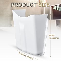 Wowangce Lavatory Shield, White ABS Lavatory Shroud