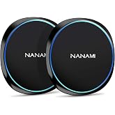 NANAMI Fast Wireless Charger [2 Pack] - Wireless Charging Pad for iPhone 18 Pro/18 Pro Max/17/17 Pro/17 Pro Max/16/15/14/13,10W for Samsung Galaxy S26/S26+/S25/S25 Ultra/S24/S24 Ultra/S23, New Airpods