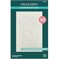 Pasta Relevo 3D Spellbinders - Arbor & Ivy - 14x21,6 Cm - Corta E Grava