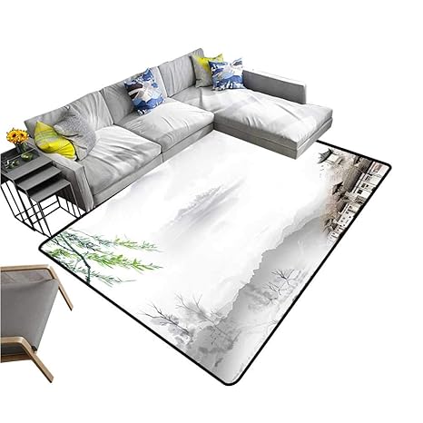 Amazon Com Alsohome Silky Smooth Bedroom Mats The Clear