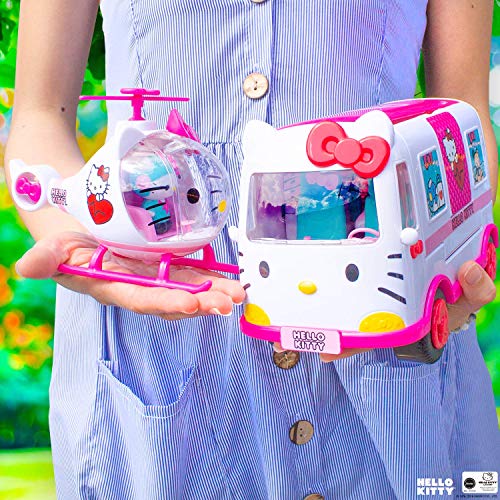 Dickie Toys 7/253246001 Hello Kitty Rettungsset mit Helikopter und Mobile Notaufnahme, inkl. 6 Hello Kitty Figuren, mehr als 15 Zubehörteile, Ambulanzset, Spielset, ab 3 Jahren – Bild 3