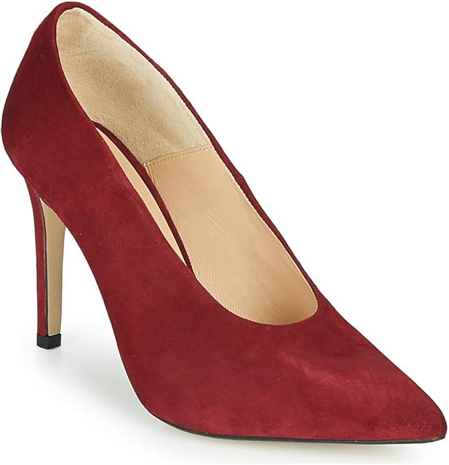 JONAK Curve Court Shoes Women Red 5.5