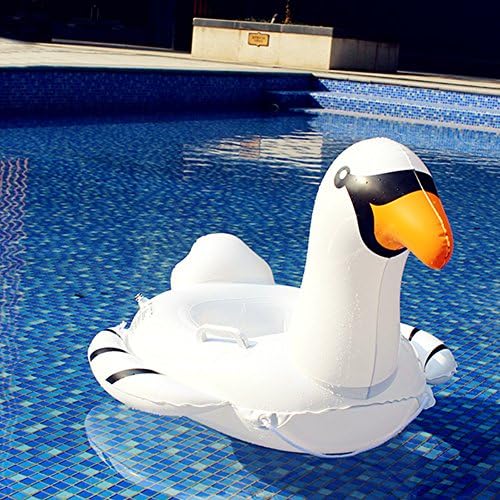 IRISH Baby Inflatable Swim Float Ring Boat Floatie Ride on Rideable Blow Up Summer Fun Pool Toy Lounger Floatie Raft for Kids