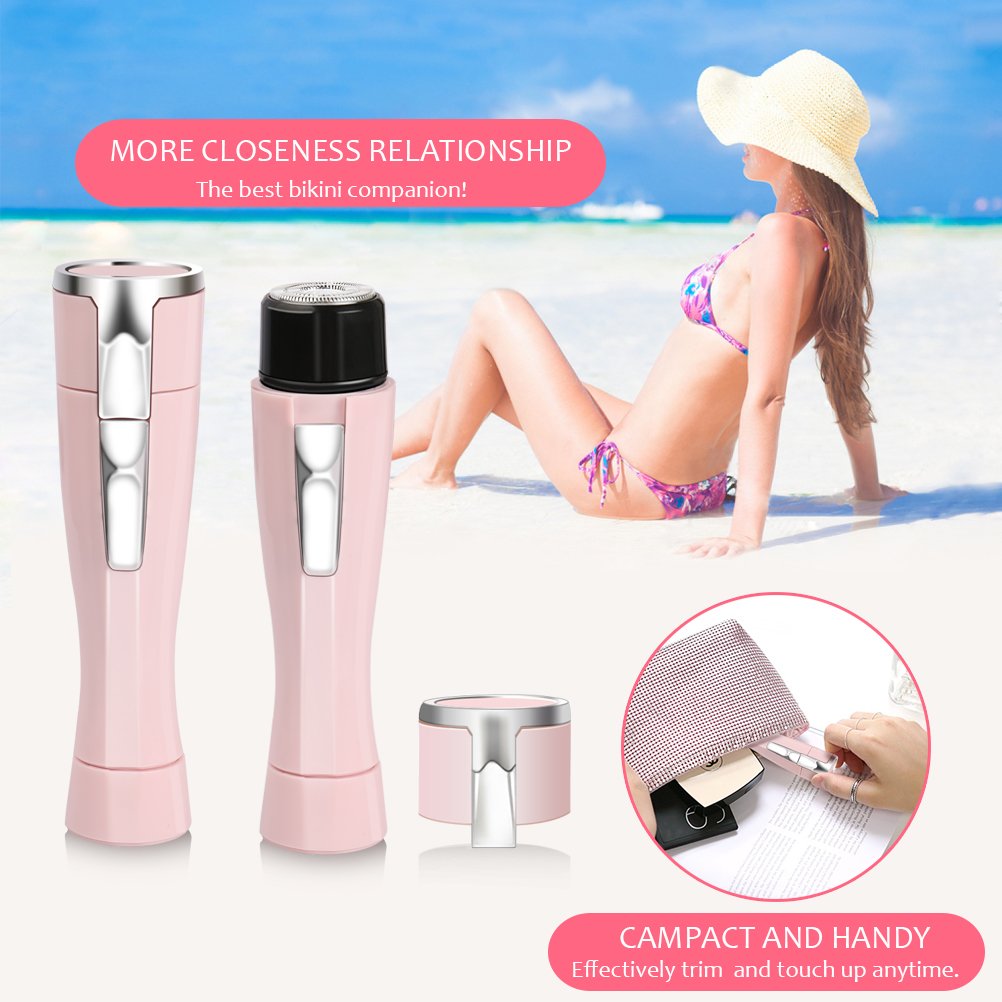 Women Shaver, Lady\'s Electric Rechargeable Painless Body Hair Trimmer Remover Epilator for Face Leg Hand Bikini Armpit