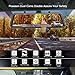 Poaeaon Mirror Dash Cam for Cars with 10'' HD Full Touch Screen, Front and Rear Dual Lens with Waterproof Camera, Adjustable Wide Angle, WDR Night Vision, Parking Assistant, 24-Hour Parking Monitor