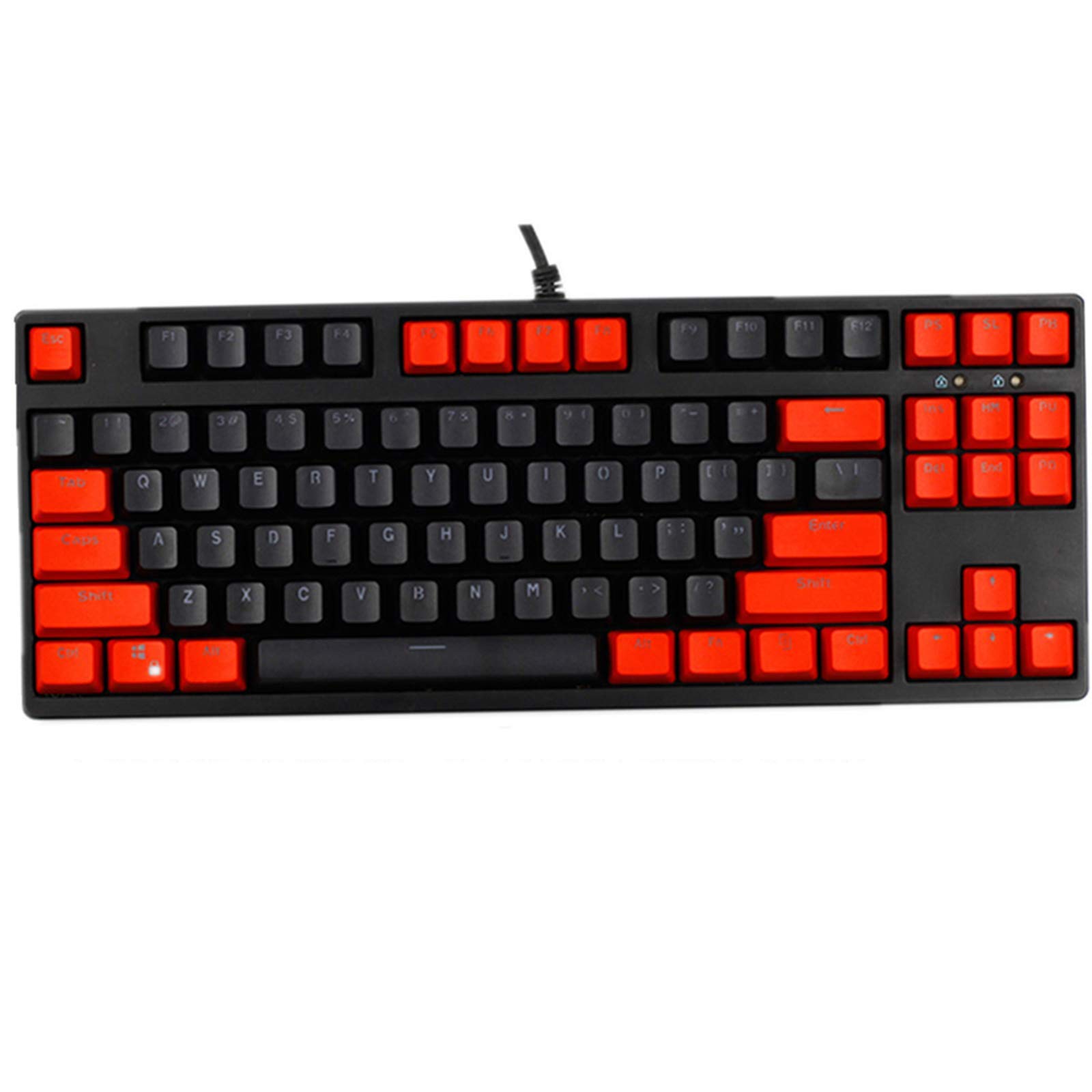 Keycaps,87 PBT Keys Keycap Backlight Two-Color Keycap Mechanical Keyboard Universal for Cherry MX Mechanical Keyboard for Dckey (KEYBOARD is NOT for SALE)