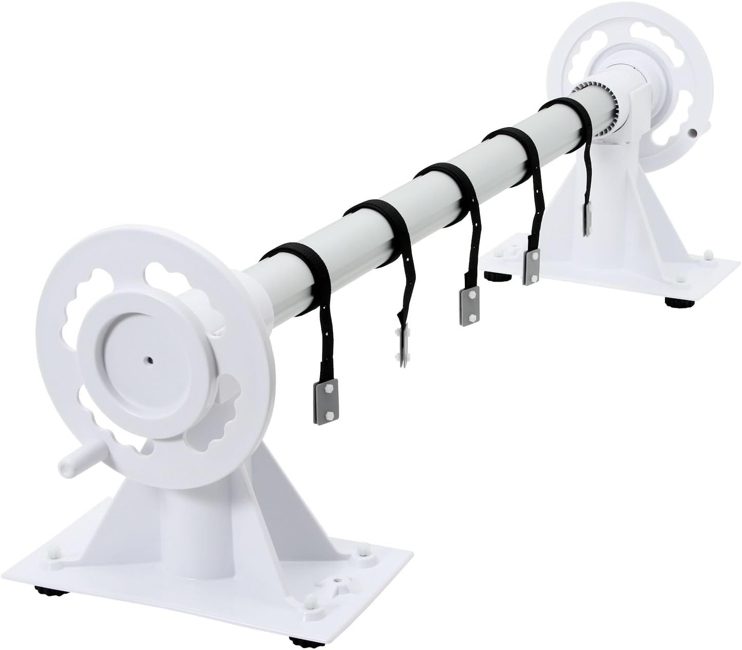 Zelsius - Aluminium Aufrollsystem, für Solar und Pool Planen und Abdeckungen von 300 bis 570 cm, In ground Poolaufroller