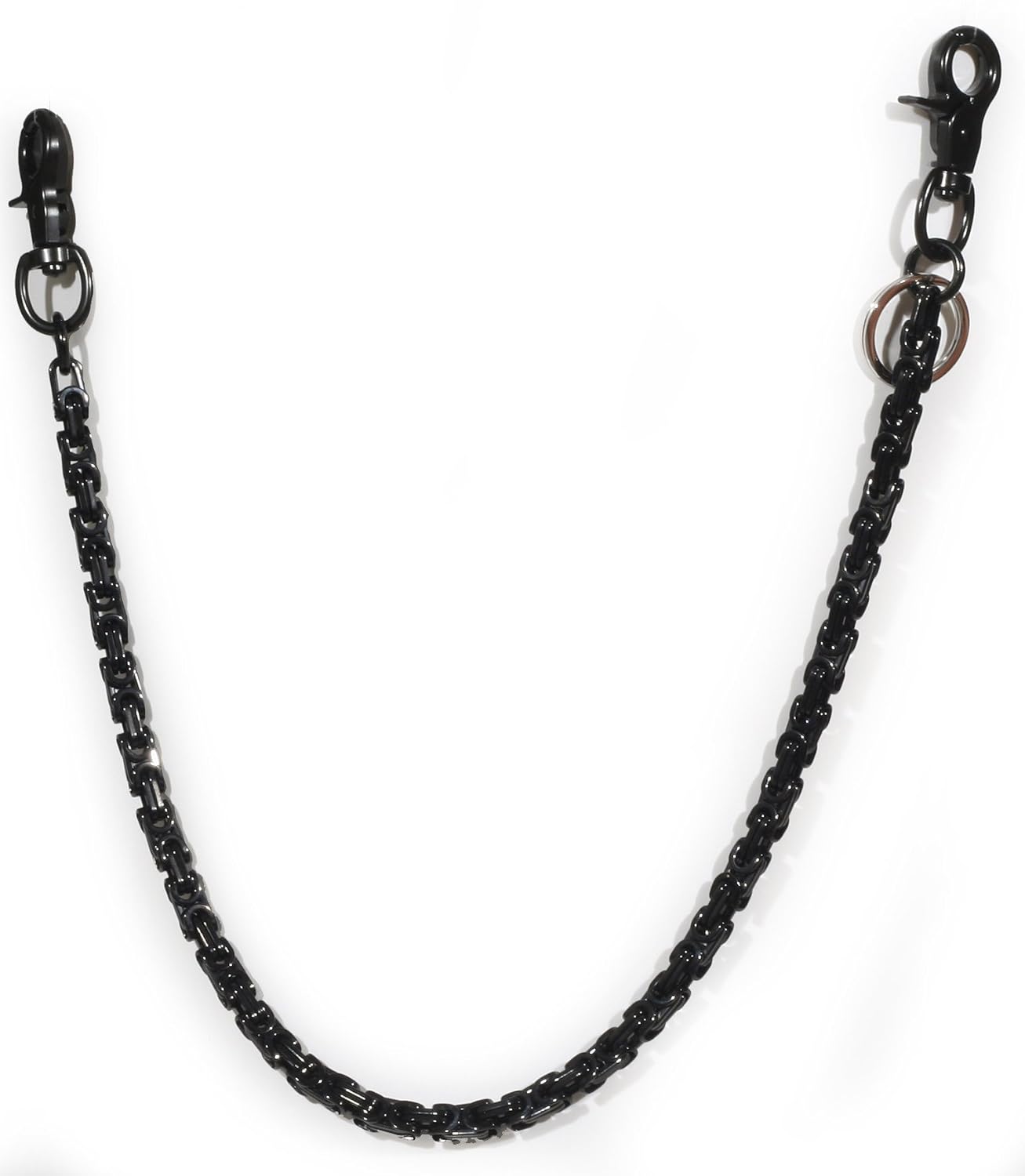 Ruth/&Boaz Block chain Stainless Steel Key Chain Wallet Chain