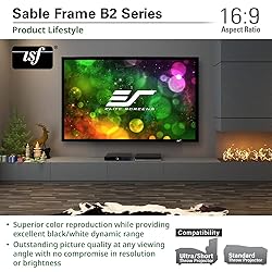 Elite Screens Sable Frame B2 Series 150-Inch Fixed
