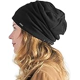 Oversized Women's & Men's Beanies for Summer, All Season Quick-Dry Slouchy Waffle Knit Beanie for Running