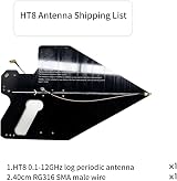 Lily Brown Logarithmic Periodic Antenna 0.1-12GHz High Gain Radio Detection view 7