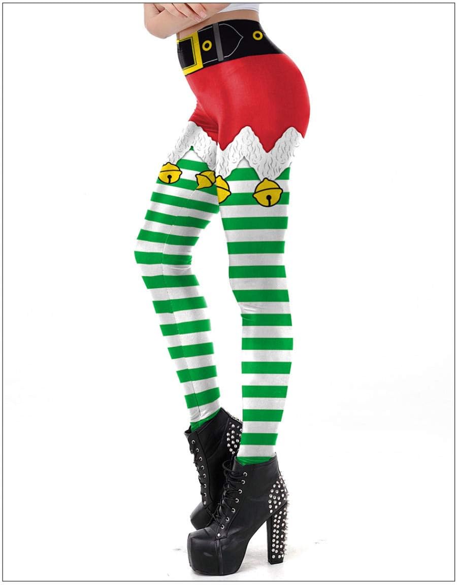 christmas fitness leggings