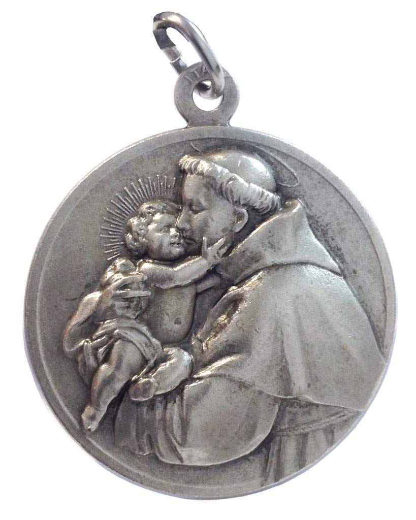 Medal of Saint Anthony of Padua - BIg Size - 32 mm - Made in High Relief