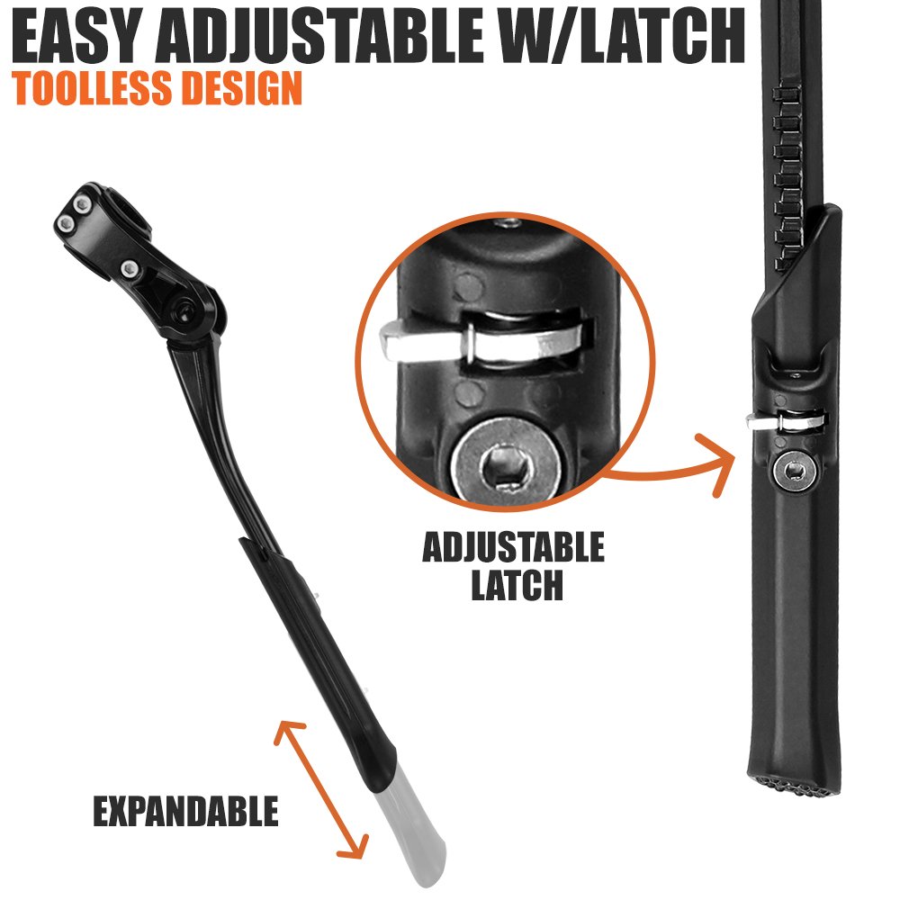 24" to 28" Mountain Bike Kickstand Bicycle Adjustable Bikes Kick Stand