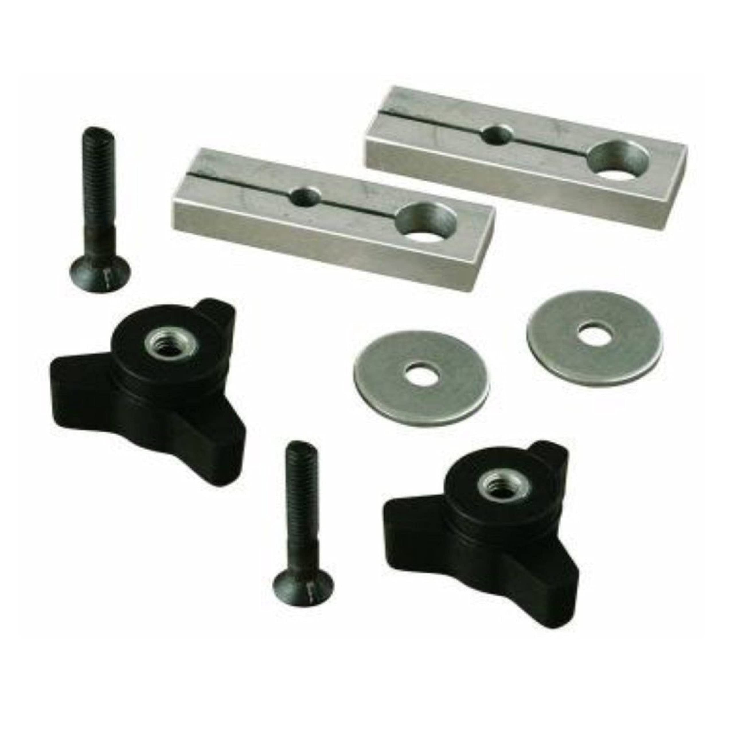 T-Track Sliding Nuts and Bolts Set Aluminium Alloy T Slot Fastener Kit with Stainless Steel T Slot Nuts and Plastic Knobs for Router Table Woodworking Jigs Fixtures and Workbench Clamping