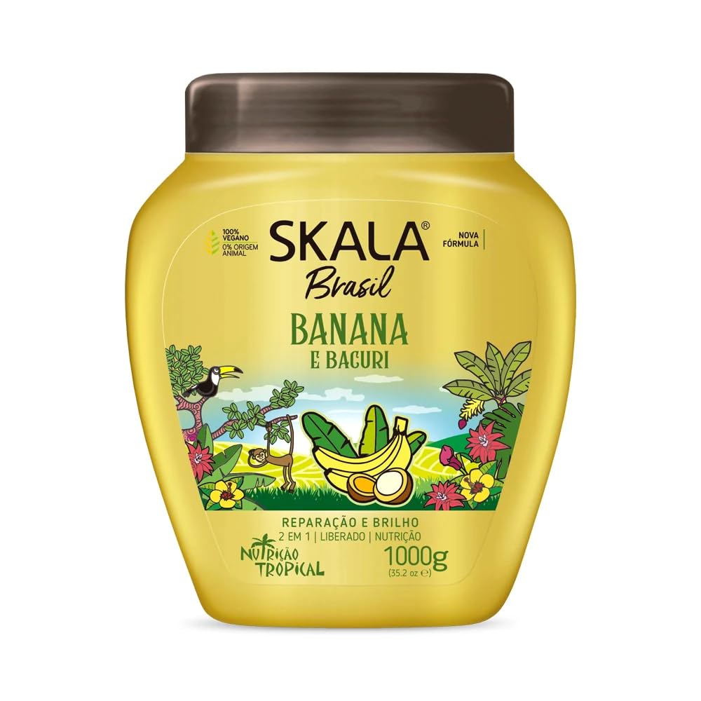 Nourishes & Strengthens Hair - Acondicionador Bomba de Vitaminas - Skala - 1000ml - Banana Enriched Formula