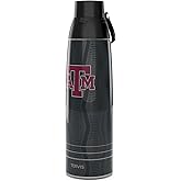 Tervis Venture Water Bottle Texas A&M Aggies - Full Speed Triple Insulated Tumbler Travel Cup Keeps Drinks Cold & Hot, 36oz, Stainless Steel